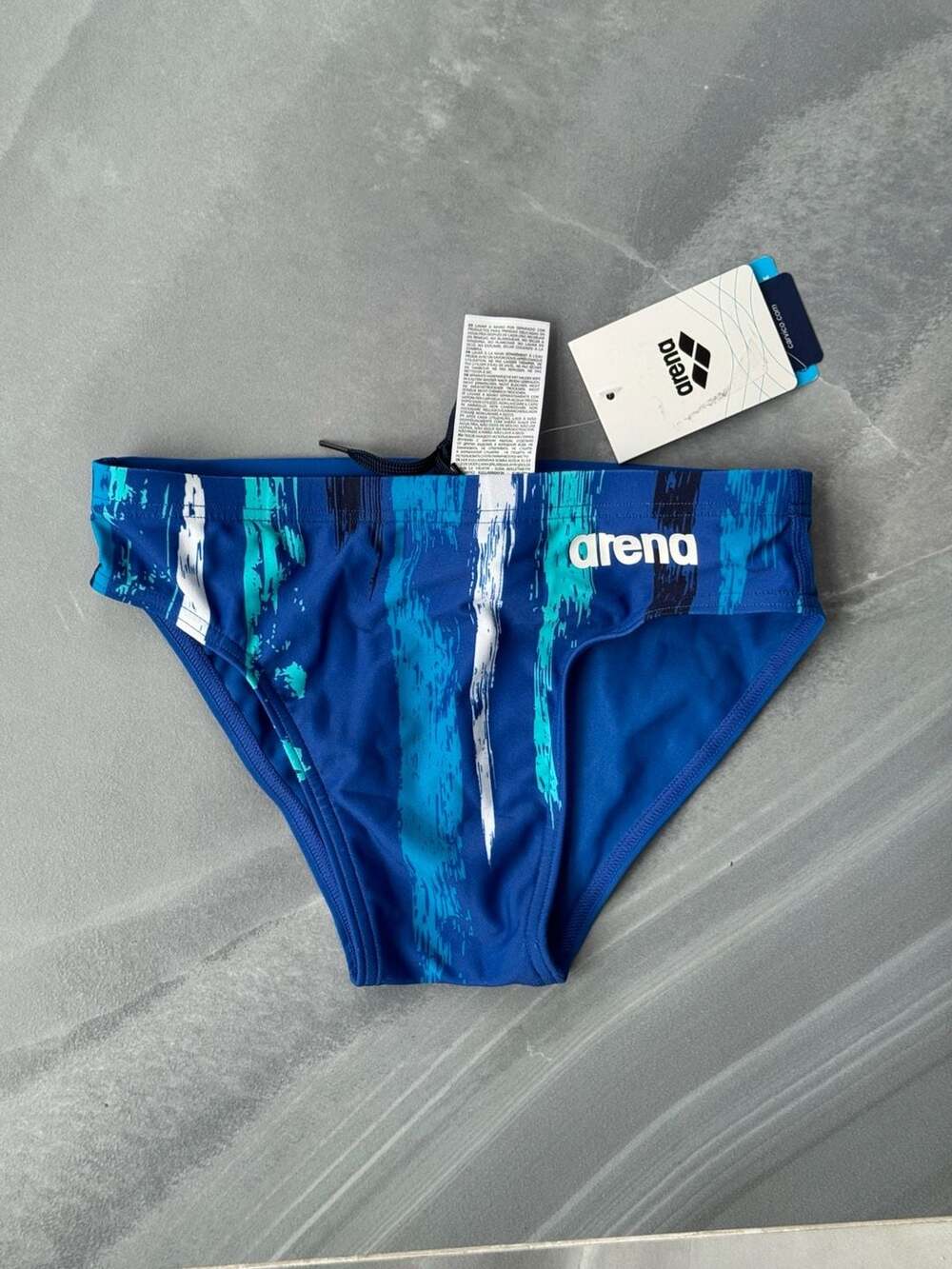 Arena M Team Painted Stripes Brief Size 26